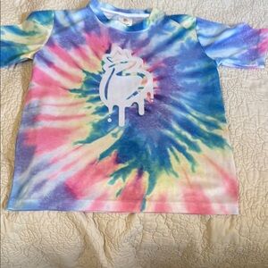 Colorful Tie-Dye Kids Shirt famous youTuber youth size large, just like you